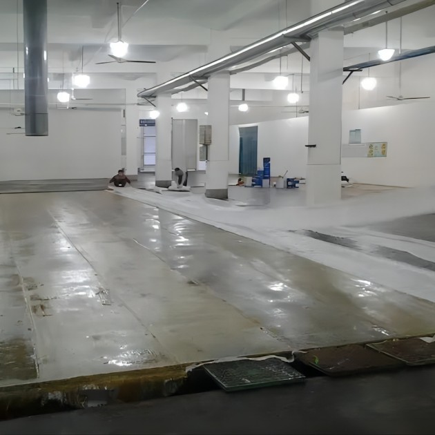 大连防腐蚀地坪,环氧玻纤地坪，玻纤工业地坪，环氧玻纤布地坪,乙烯基玻纤布地坪产品图3